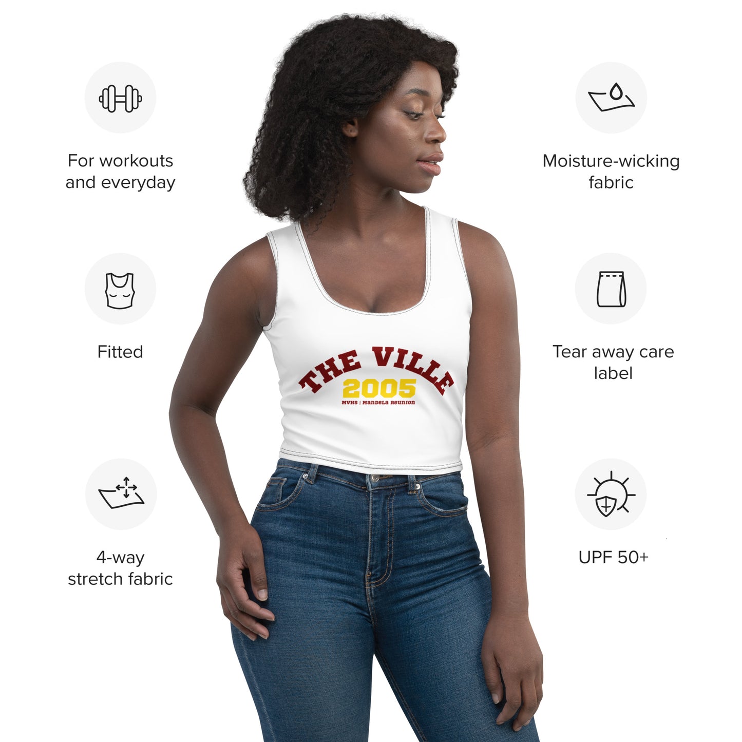 "The Ville" Crop Top