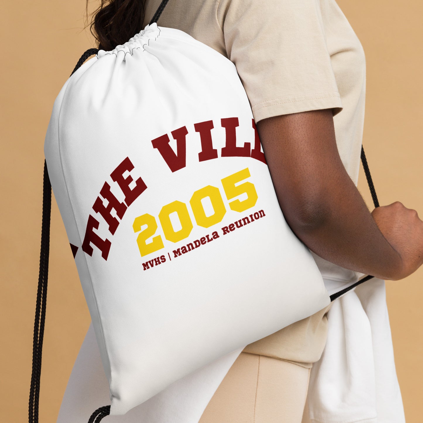 "The Ville" Drawstring bag