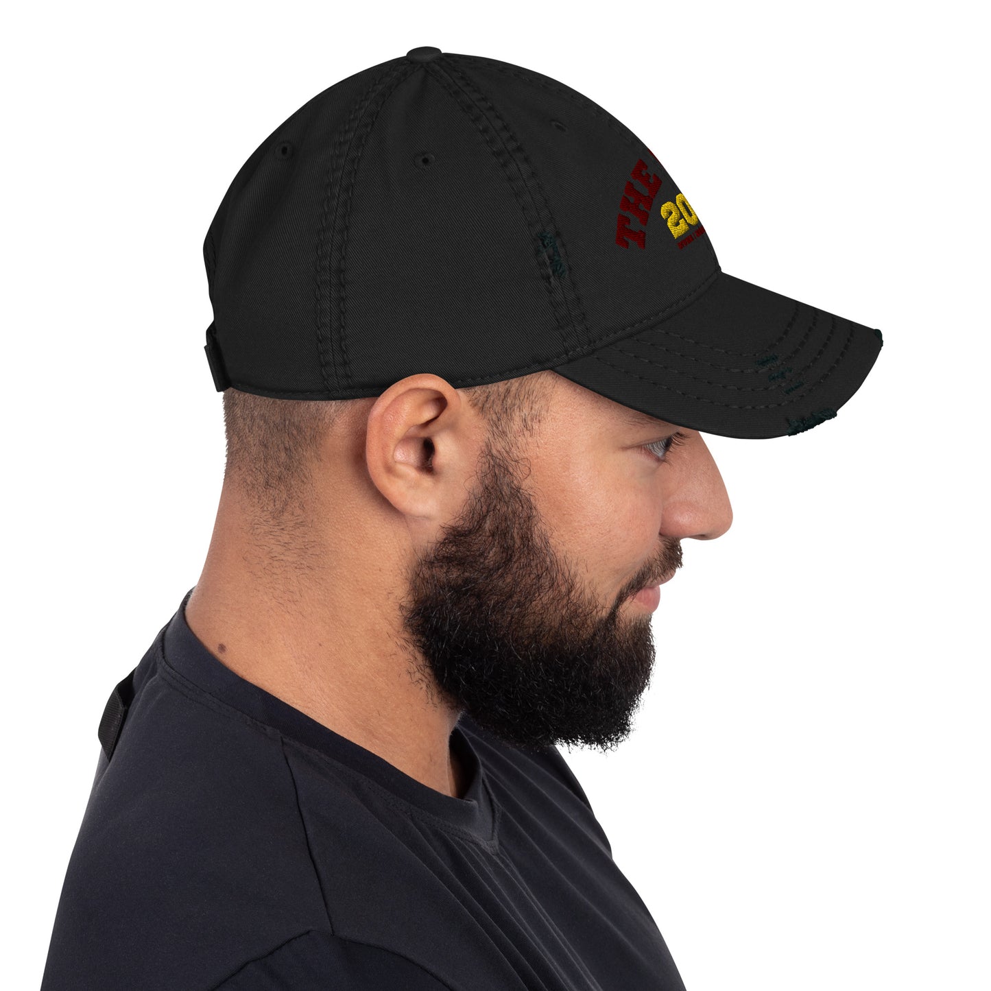 "The Ville" Distressed Dad Hat