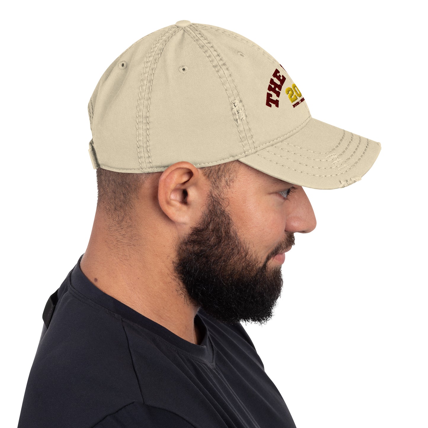 "The Ville" Distressed Dad Hat