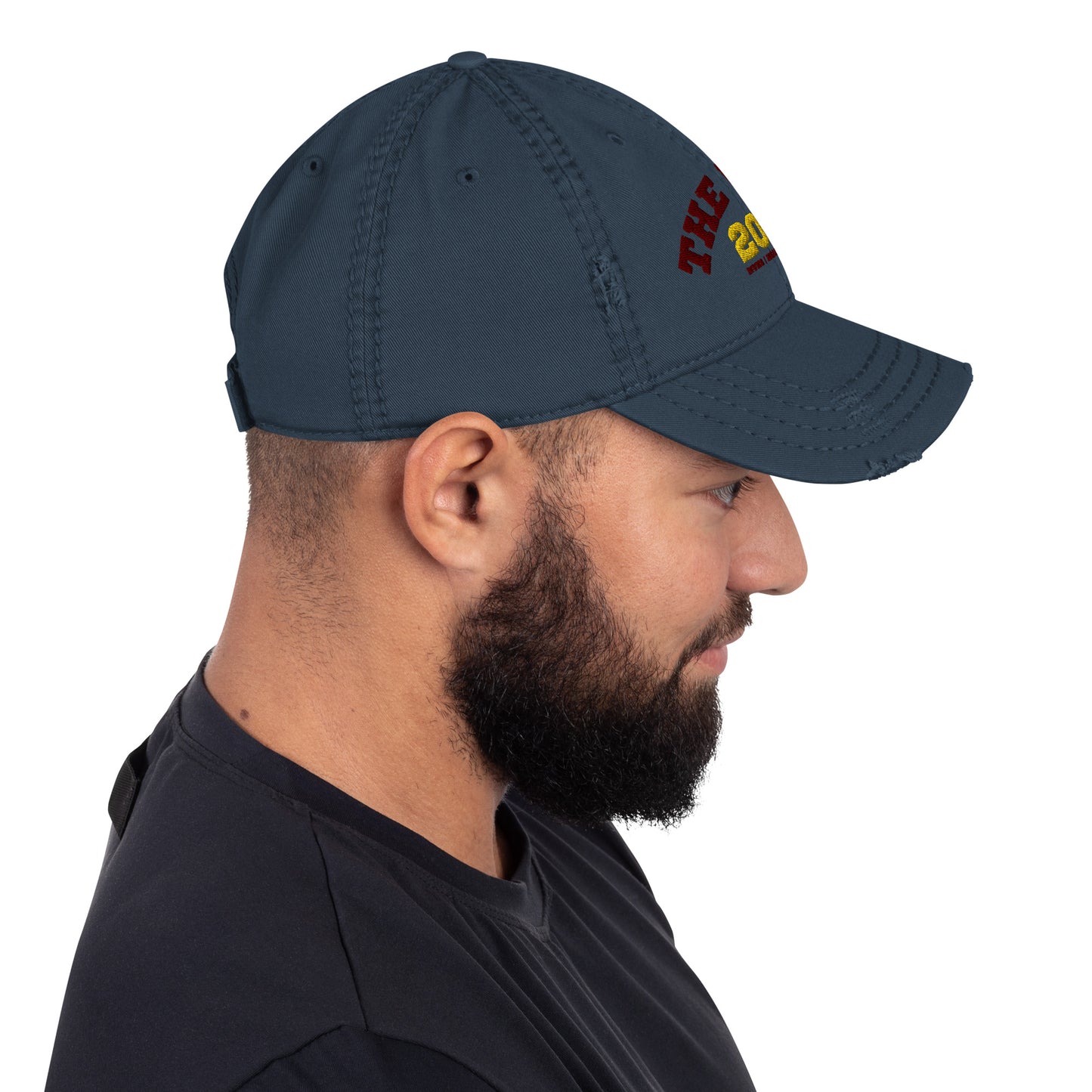 "The Ville" Distressed Dad Hat